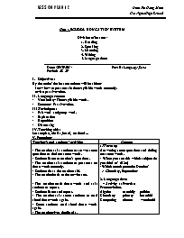 Giáo án Tiếng Anh Lớp 12 - Unit 4: School education system - Period 29+30: Language focus - Năm học 2014-2015 - Đinh Thị Hồng Minh