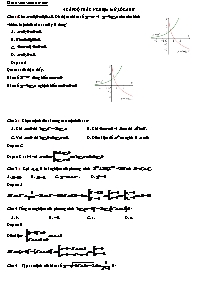 Bài tập Toán Lớp 12 - Mũ. Logarit (Có đáp án)