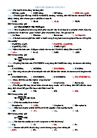 Đề thi thử THPT Quốc gia môn Hóa học năm 2019