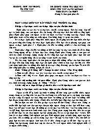 Đề cương ôn tập kiểm tra học kì I Ngữ văn 12 