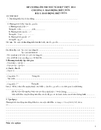 Đề cương ôn thi tốt nghiệp THPT 2024 môn Vật 