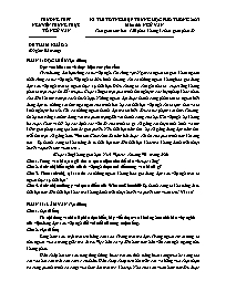 Đề thi THPTQG môn Ngữ văn - Đề tham khảo 2 - 